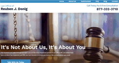 Desktop Screenshot of doniglaw.com